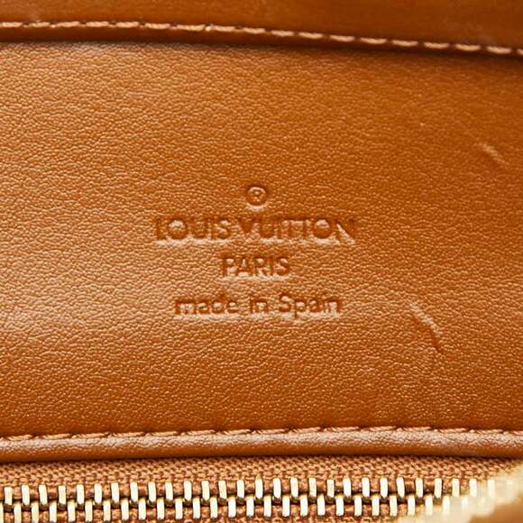 LOUIS VUITTON Brown Monogram Leather Tote Bag